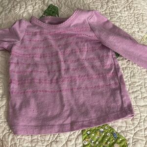 Purple shirt- baby girl